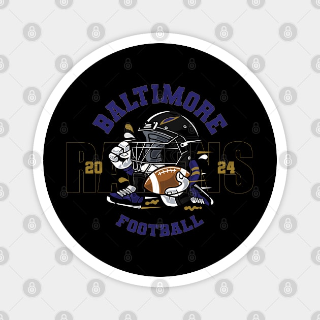 Baltimore Football Magnet by Nagorniak